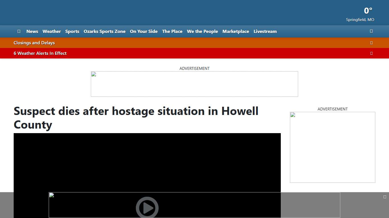 Suspect dies after hostage situation in Howell County